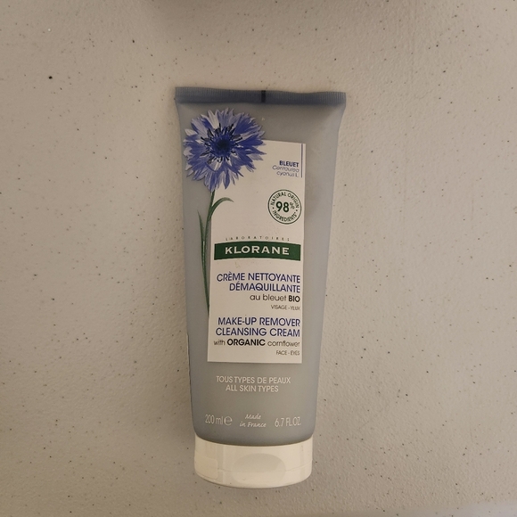 Klorane make-up remover cleansing cream with organic cornflower 200ml NEW - Picture 2 of 3